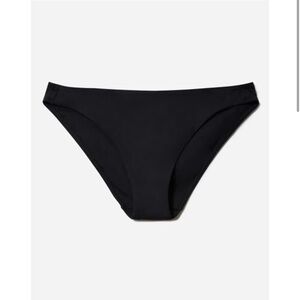 Everlane The Bikini Bottom in Low-Rise in Black S NWT
